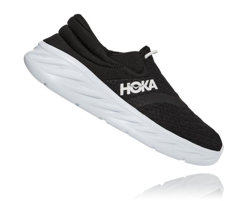 Hoka One One Ora Recovery Shoe 2 - Sandálias Mulher Pretas / Branco | PT-GFTJ0v5